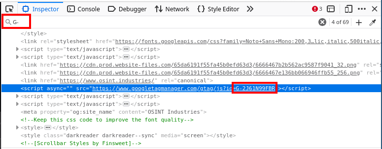 Identify analytics ID