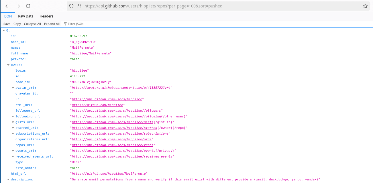 GitHub API